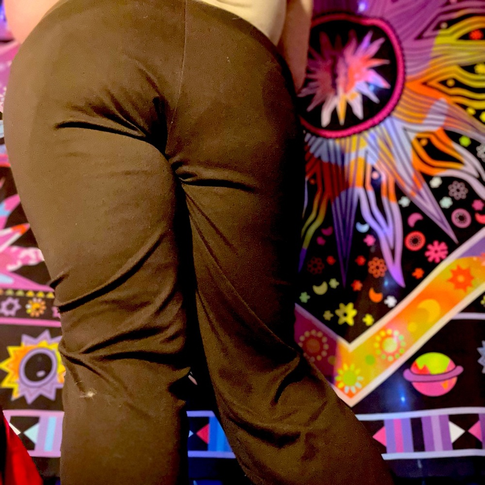 Drawstring yoga pants
